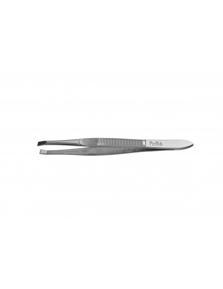 Tweezers, straight, chrome plated 9cm
