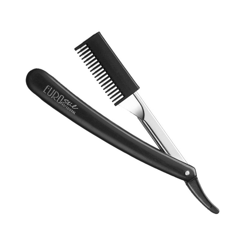 Beard razor with replaceable blade and comb,1 piece.