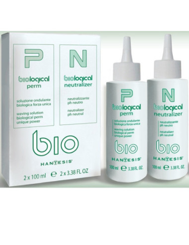 BIOLOGICAL Kit for chemical waving of hair (composition + fixer) 2x100ml