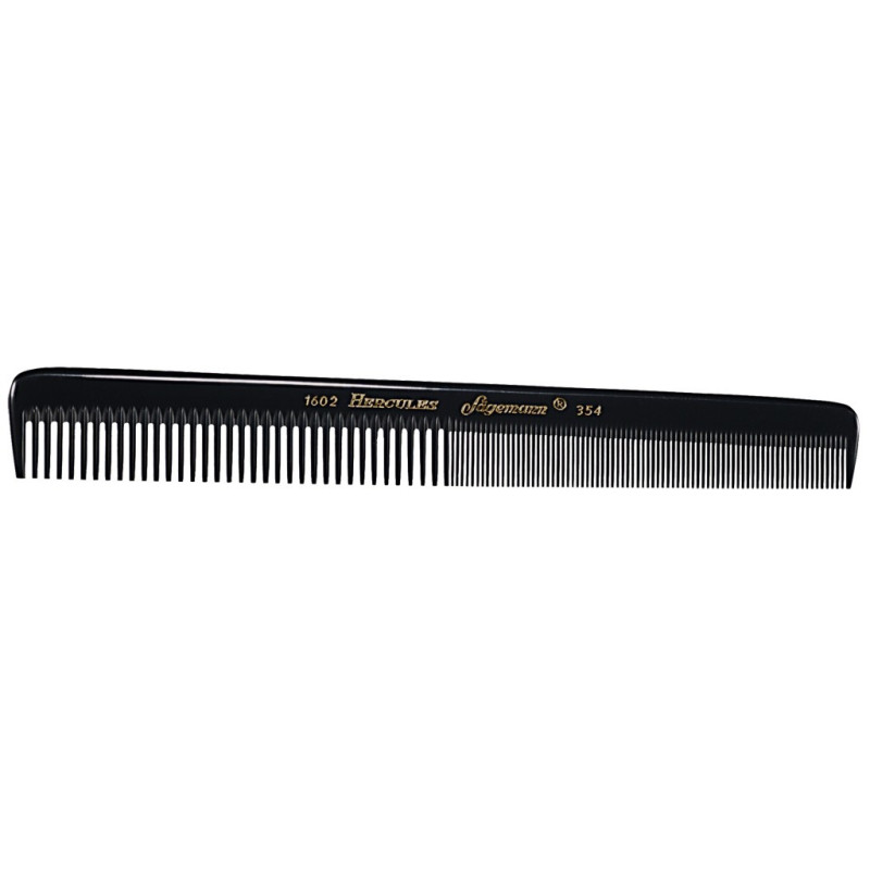 Comb № 1602-354. |Ebonite 17.8 cm| For hair cutting