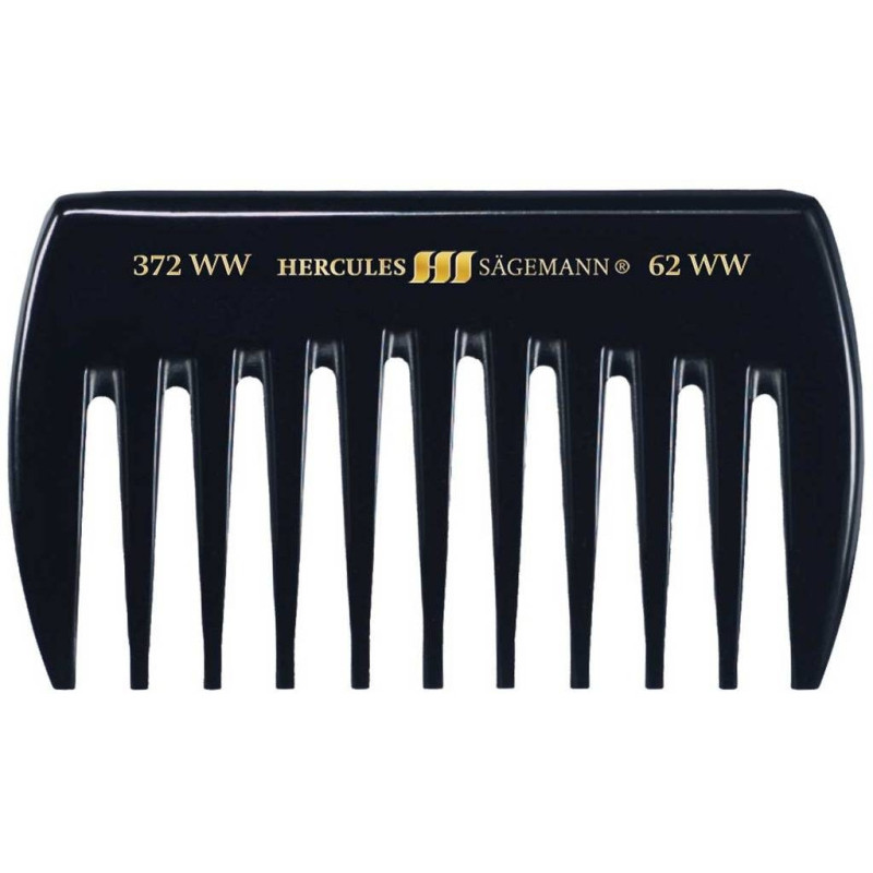 Comb № 372WW - 62WW.|Ebonite 8.9 cm| For hair styling