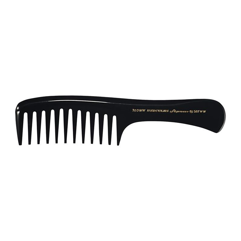 Comb № 703WW-581WW.|Ebonite 17.8 cm| For hair styling