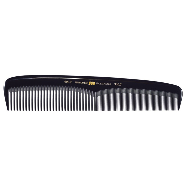 Comb № 603/7-330/7. |Ebonite 17.8 cm| For hair styling
