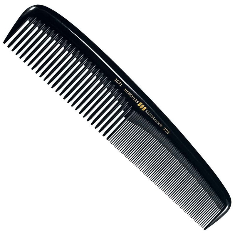 Расческа № 1671-378|Эбонитовая 19.1 см| для укладки волос