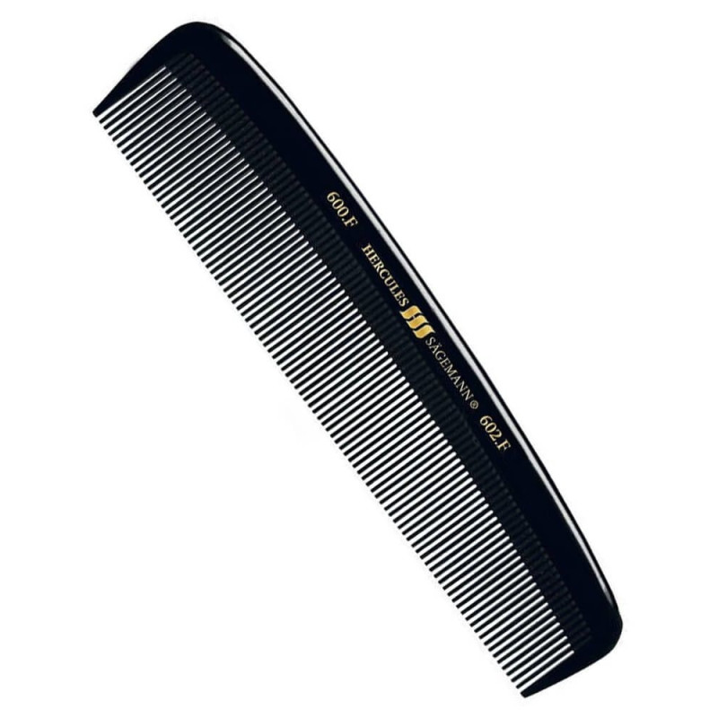 Comb № 600F-602F. |Ebonite 12.7 cm| For hair styling