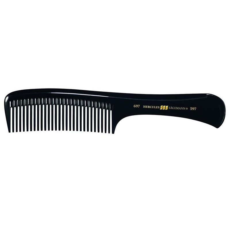 Comb № 697-597.|Ebonite 22.9 cm| For hair technique