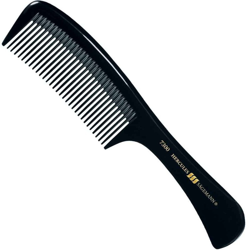 Comb № 7300.|Ebonite 21.6 cm|For hair technique