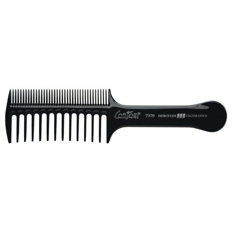 Comb № 7370.|Ebonite 22.9 cm|For hair technique