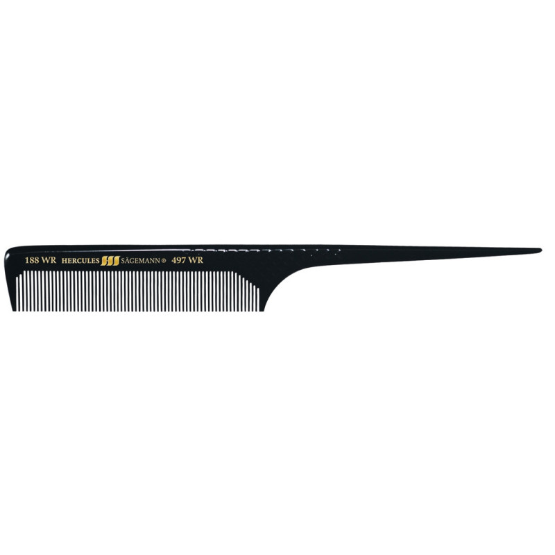 Comb № 188WR-497WR.|Ebonite 20.3 cm|For hair separation