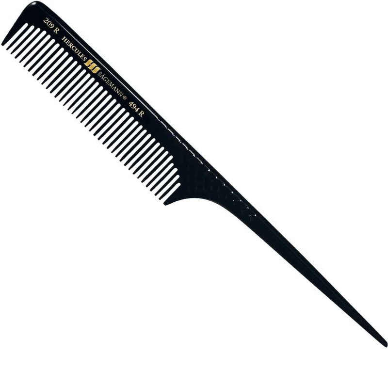 Расческа № 209R-494R.|Эбонитовая 20.3 cm|для разделения  волос