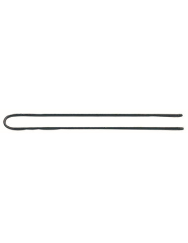Bobby pins, straight, 45mm, black, rounded tips, 500g