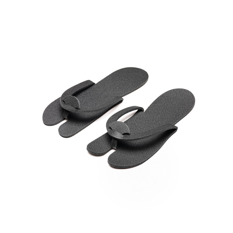 Slippers for men, made of foam, disposable, dark gray 5.5 mm, 240pairs / pack.