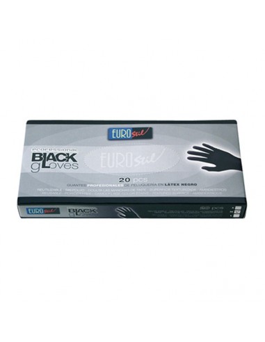 Disposable gloves, black, latex,...
