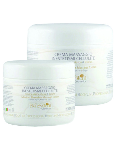 SkinSystem Cream for massage, cellulite skin damage reduction 250ml