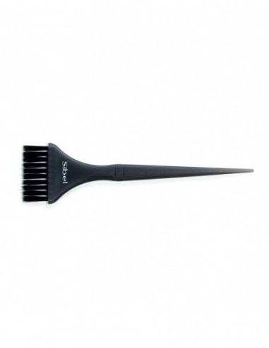 Hair dye brush, with double soft...