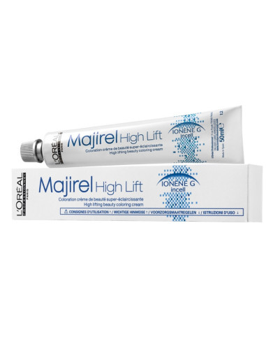 Majirel High Lift Beige особо действенная осветляющая оксидирующая краска для волос –палитра изысканных тонов блонд L'Oreal Pro