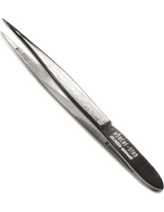 Tweezers pointed, stainless...