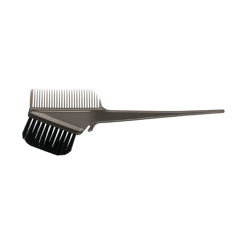 Кисточка для окрашивания волос,21.5x7см,с расческой,черная,1 шт.