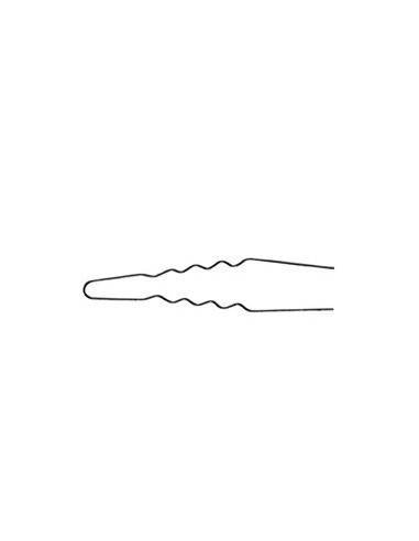 Bobby pins, wavy, 75x0.55mm, black,...