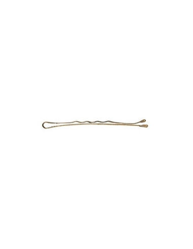 Hair clip, wavy, 5cm, gold 500 pieces