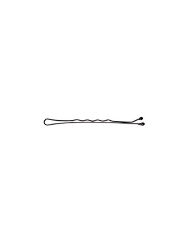 Hair clip, wavy, 5cm, black 500 pieces