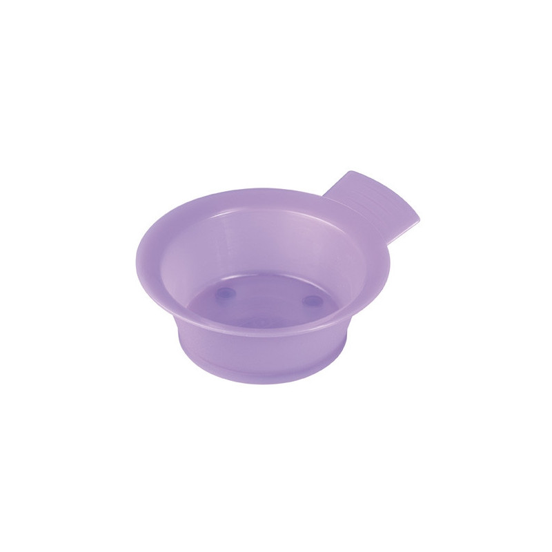 Hair colors mixing bowl,with handle,transparent-violet,200ml,1 piece.