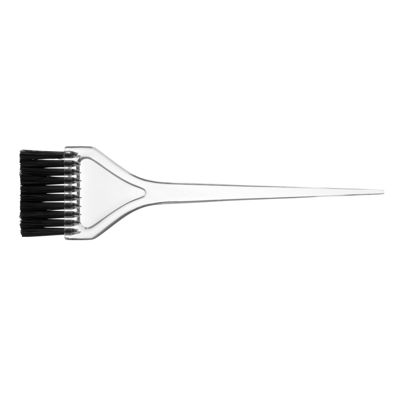 Hair dye brush,big,transparent, without packaging, 1 piece.