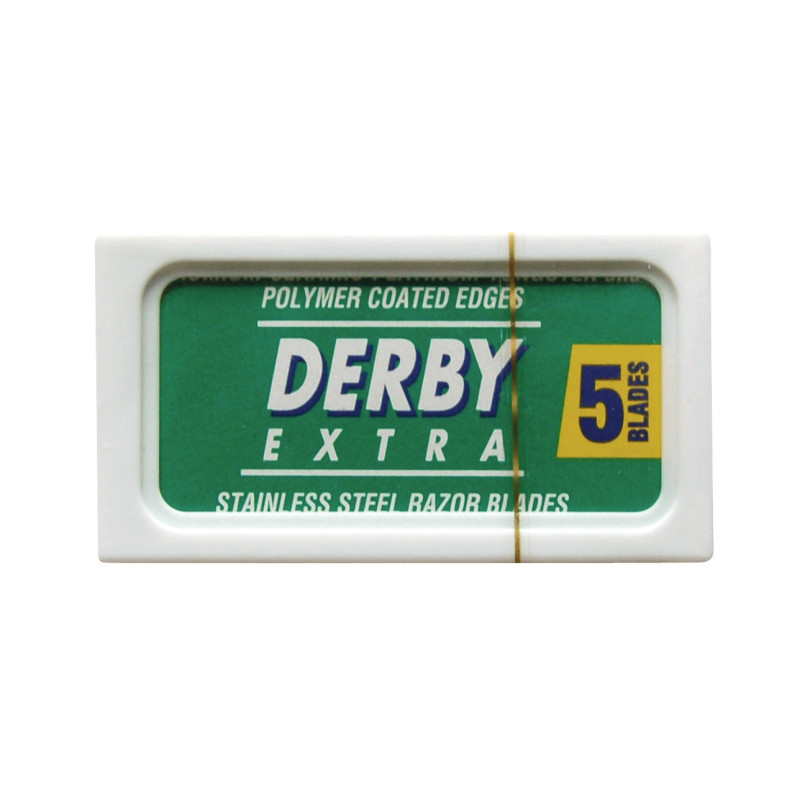 DERBY EXTRA Stainless steel razor blade, 1pack/5pieces.
