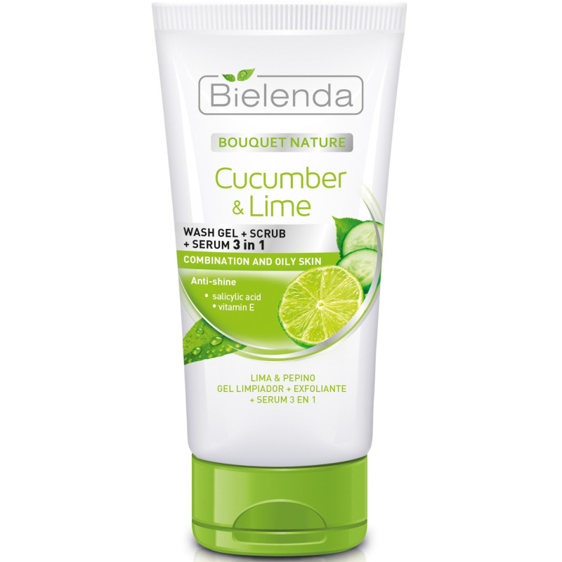 Cucumber & Lime Wash Gel+Scrub+Serum 150ml