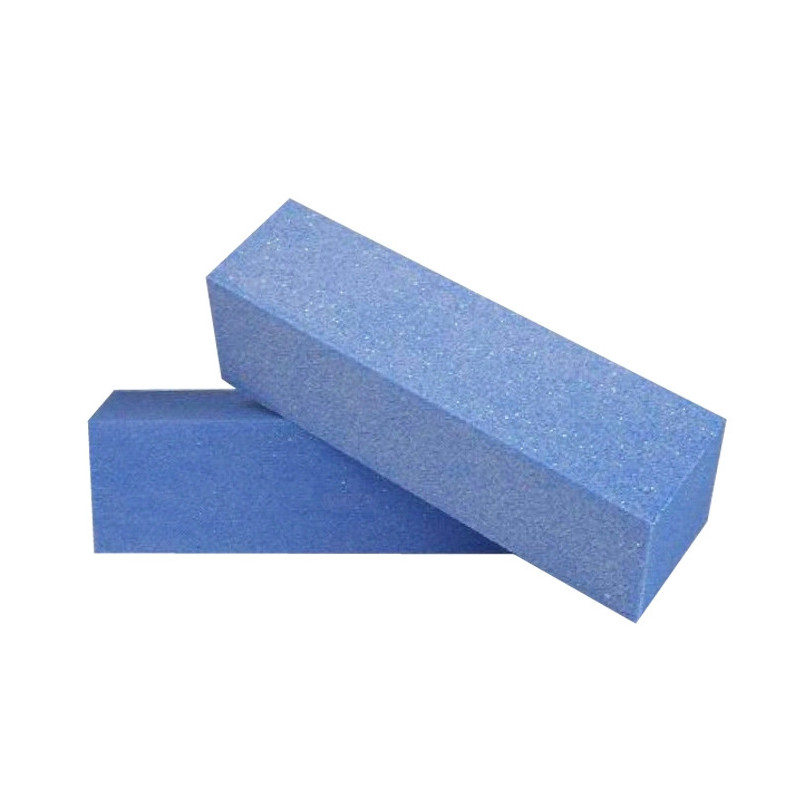 Block for processing the nail plate, blue, 1 pc.