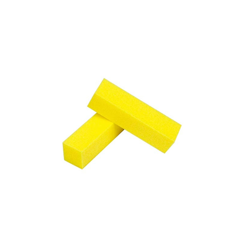 Блок для обработки ногтевой пластины, желтый 1шт.