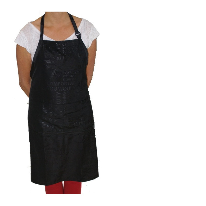 Apron, polyester, with pocket, 68x83cm