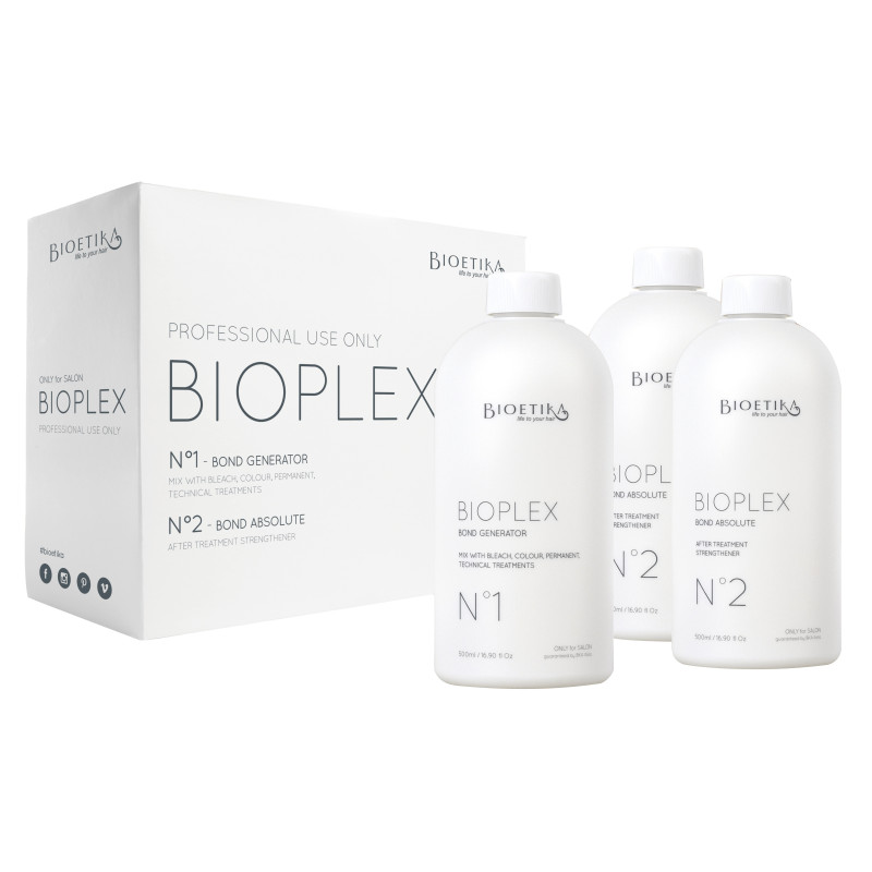 BIOETIKA BIOPLEX Komplekss intensīvai matu struktūras atjaunošanai 3*500ml