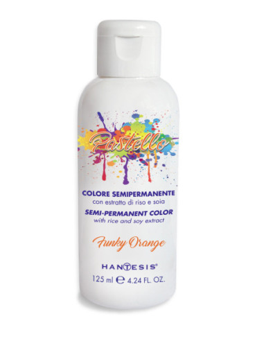 HANTESIS PASTELLO тонирующая краска для волос  Funky Orange(оранжевый), 125ml