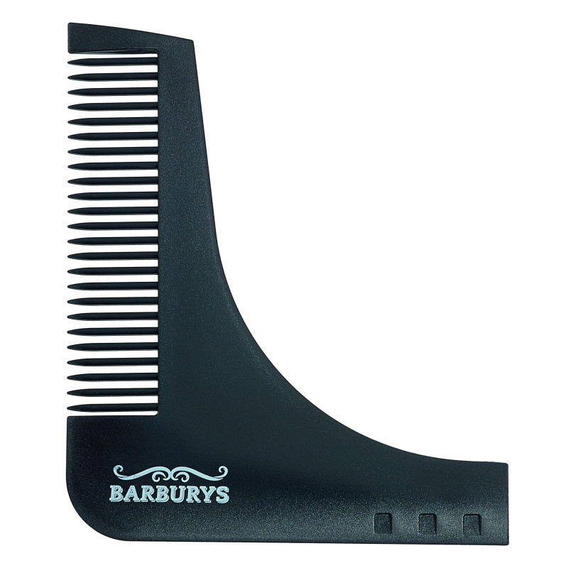 BARBURYS расческа для стрижки и придания формы бороды,1упак/12шт.