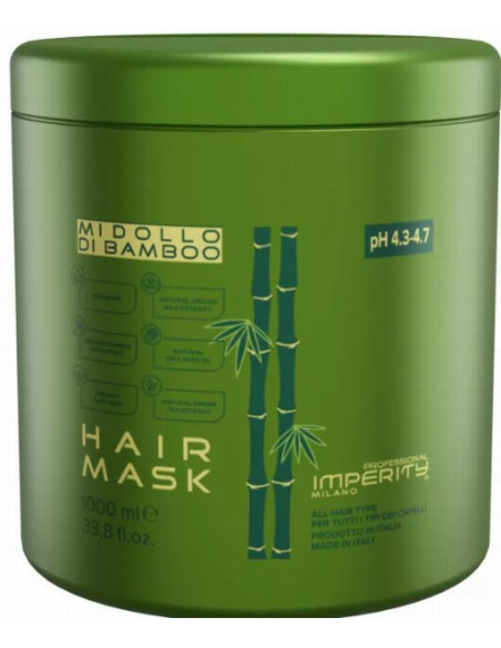 Imperity Organic Midollo Di Bamboo moisturising hair mask, 1000 ml