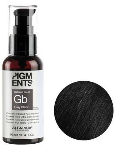 PIGMENTS GREY BLACK ультра-концентрированный пигмент для окрашивания волос 90ml