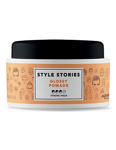 STYLE STORIES GLOSSY POMADE помада  для волос, придающая блеск,сильной фиксации 100ml