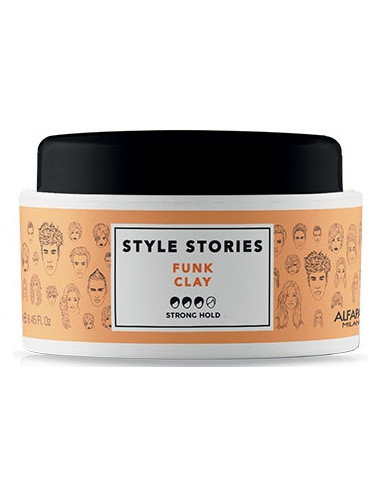 STYLE STORIESFUNK CLAY Clay-paste for hair, strong hold 100ml