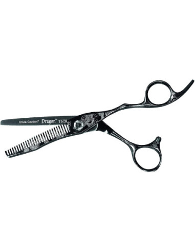 Thinning scissors Olivia Garden Dragon 6.28", 28 teeth