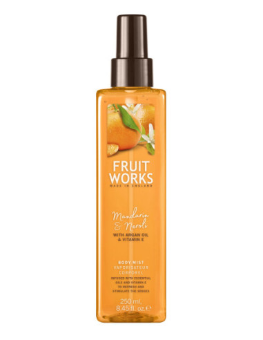 FRUIT WORKS Body Spray, Mandarin/Orange Flowers 250ml