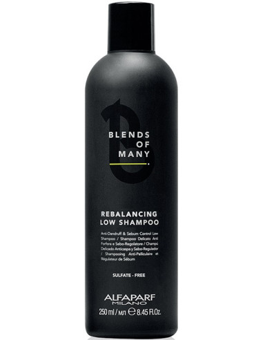 BLENDS OF MANY līdzsvarojošs šampūns vīriešiem pret blaugznām un taukainai galvas ādai 250ml