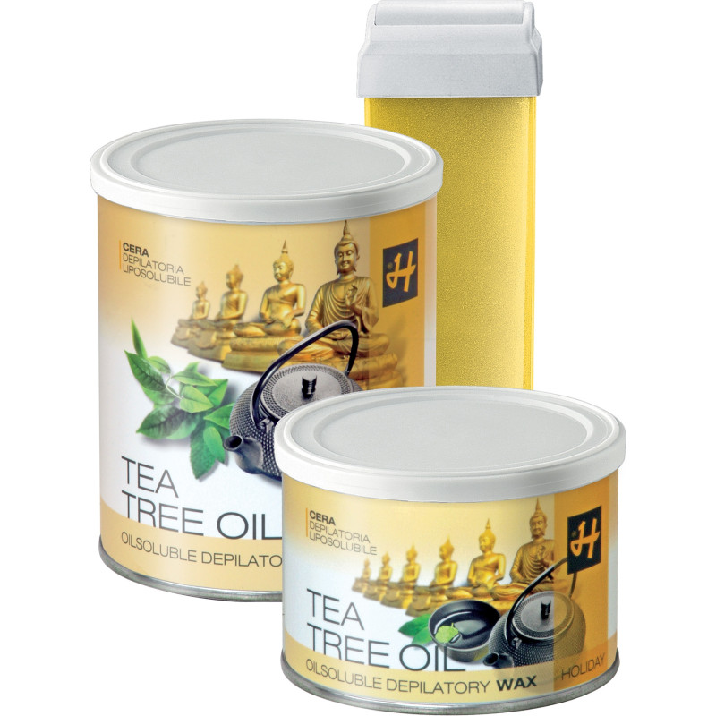 HOLIDAY SPECIAL FLAVOURS Depilatory wax (tea tree oil/titanium dioxide) 800ml