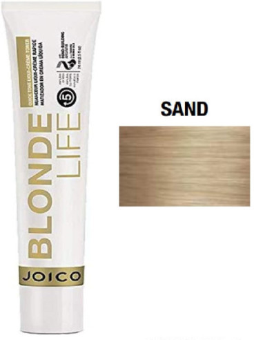 JOICO Blonde life Sand - Quick Tone Liqui-Crème Toner matu krāsa 74ml