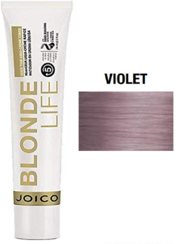 JOICO Blonde life Violet - Quick Tone Liqui-Crème Toner крем краска 74мл