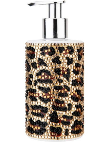 Dia-monds Animals Cream soap with dispenser, gold leopard 250ml