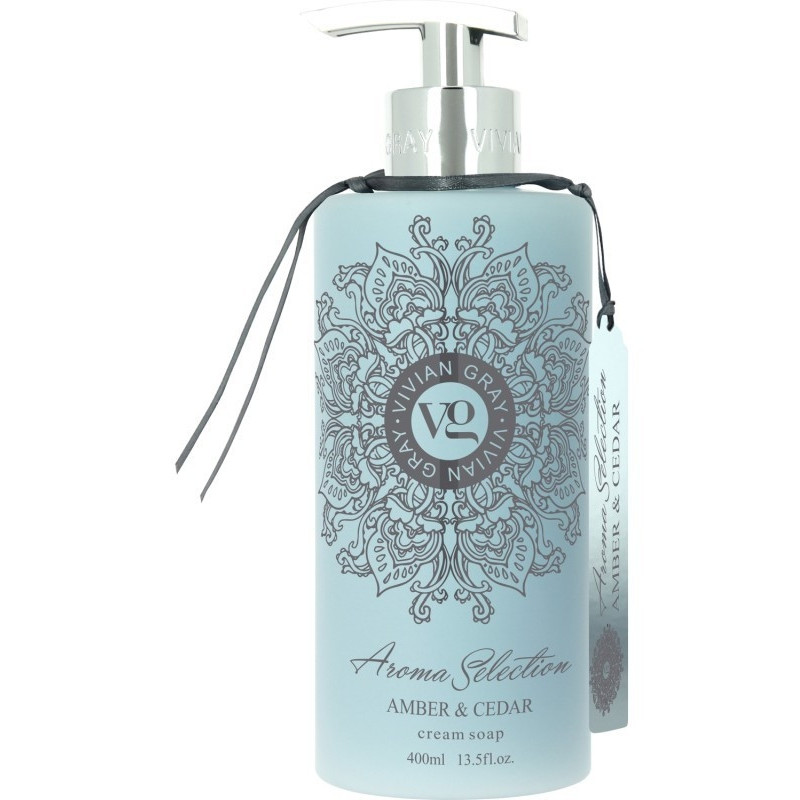 Aroma Selection Cream-soap amber / cedar 400ml