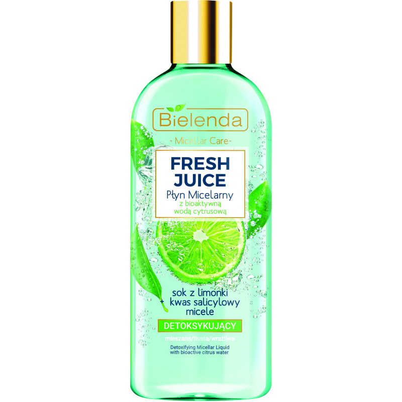 FRESH JUICE Micellar water, lime extract, for combination / oily / sensitive skin, 500ml