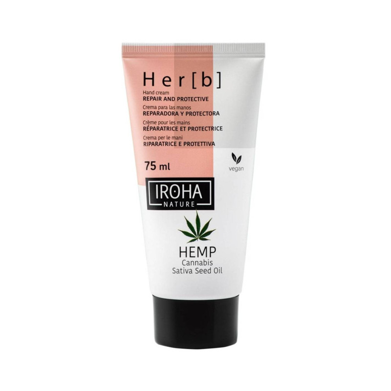 IROHA NATURE HER[B]  Hand cream with hemp seed oil 75ml