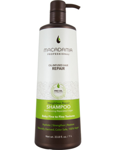 MACADAMIA Weightless Repair Shampoo 1000ml